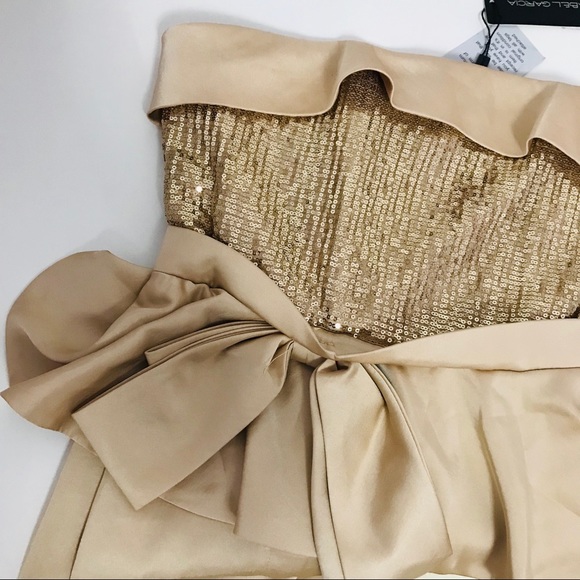 Isabel Garcia Strapless Peplum Midi Dress - Picture 3 of 8